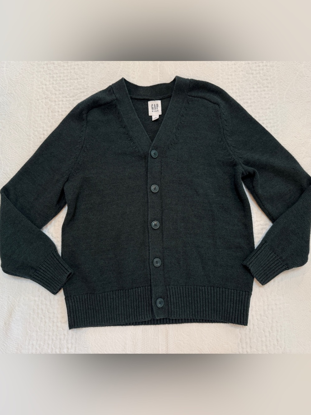 Gap Kids Green Cardigan Sweater Girls M 8 9